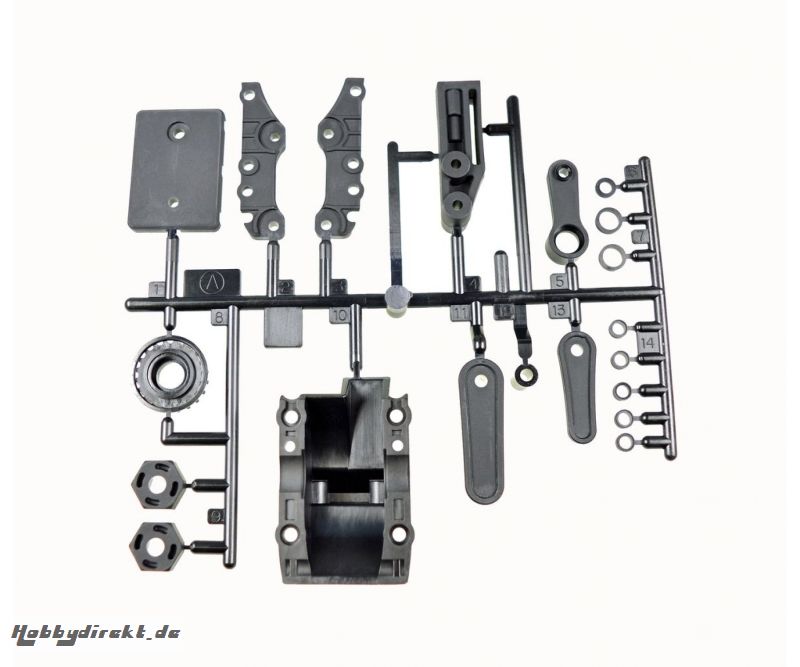 TA08 A-Teile Lenkhebel/Riemenr. 58693 Tamiya 15144 310015144