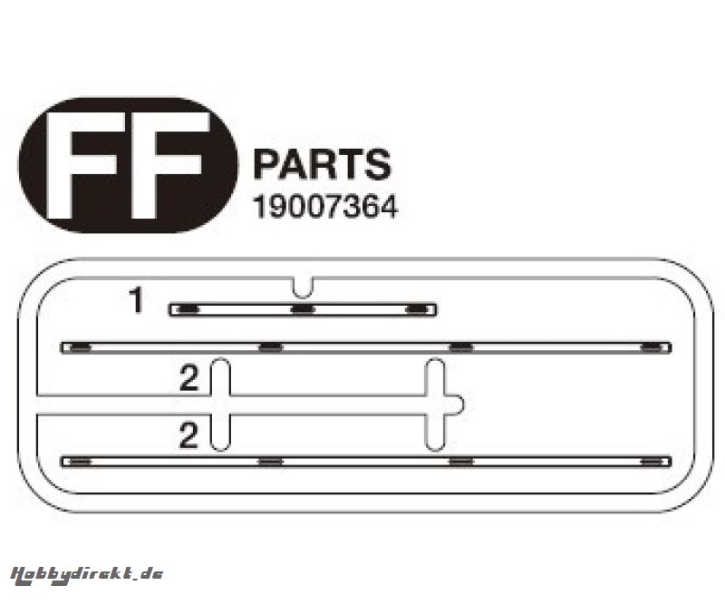 FF-Teile Klarglasteile Orange S770 56368 Tamiya 9007364 319007364