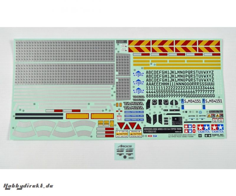 Sticker-Beutel AROCS 56366 Tamiya 9490025 319490025