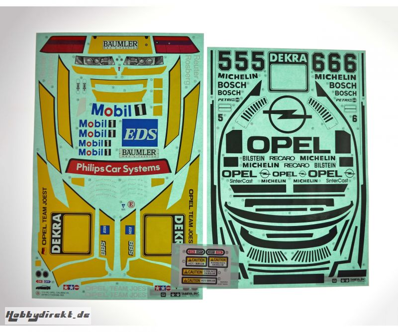 Aufkleber Opel Calibra DTM 47461 Tamiya 9494152 319494152