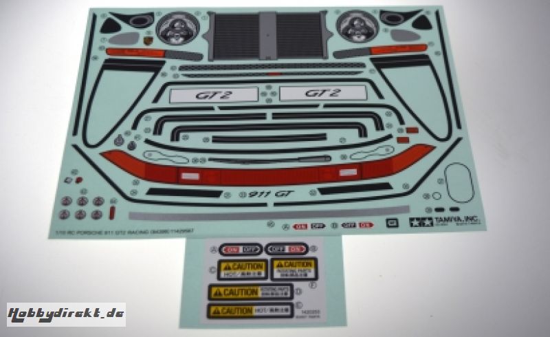 TA02SW Sticker Porsche 911GT2 84399 Tamiya 9495841 319495841