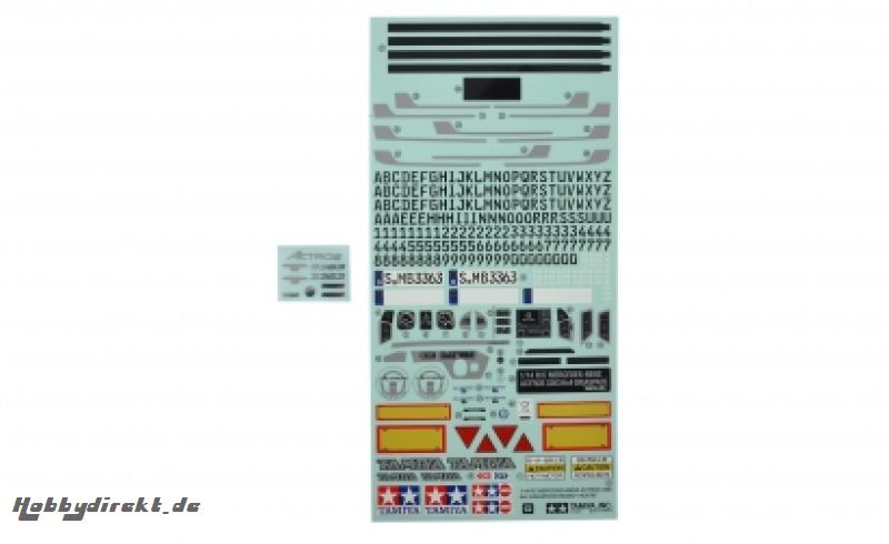 Sticker MB Actros 3363 / 56348 Tamiya 9495885 319495885