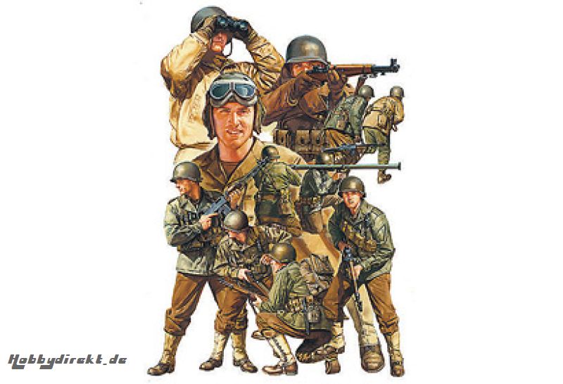 1:48 Figuren-Set US Infanterie (15) Tamiya 300032513