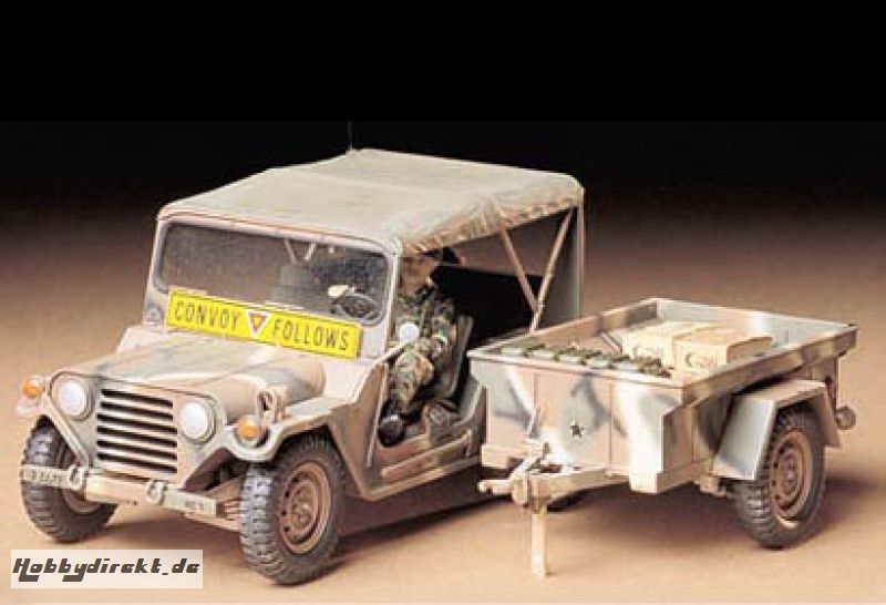 M151A2 W/CARGO TRAILER Tamiya 35130