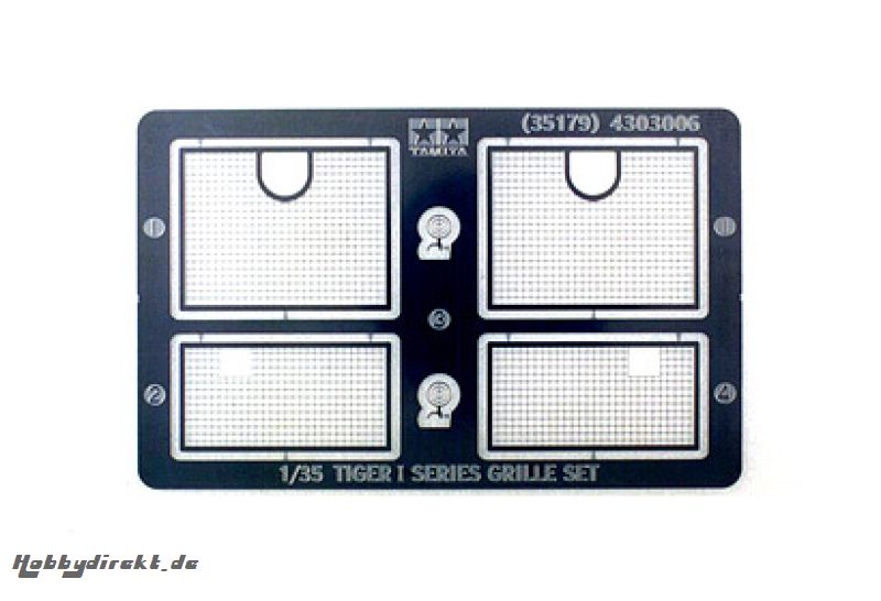 FOTOÄTZTEILE FÜR TIGER 1 Tamiya 35179