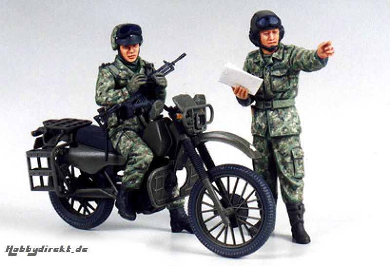 MOTORRAD MIT 2 FIGUREN JAP. Tamiya 35245