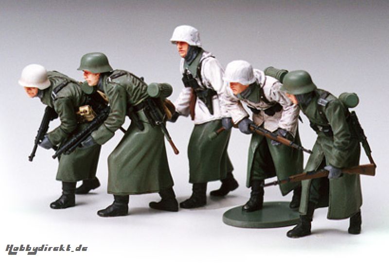 1:35 WWII Fig-Set Dt. Infant. Winter (5) Tamiya 300035256