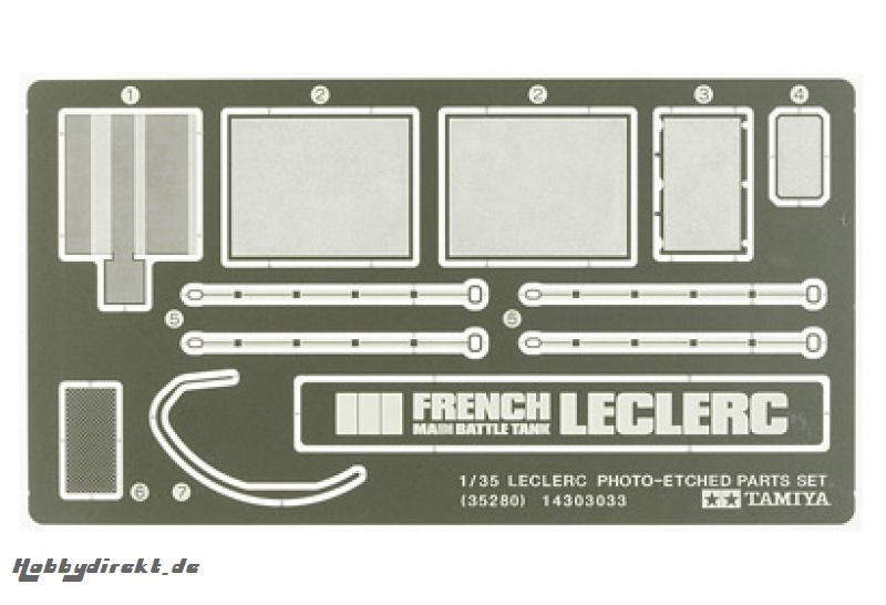 Leclerc Fotoätzteile 1/35 Tamiya 35280