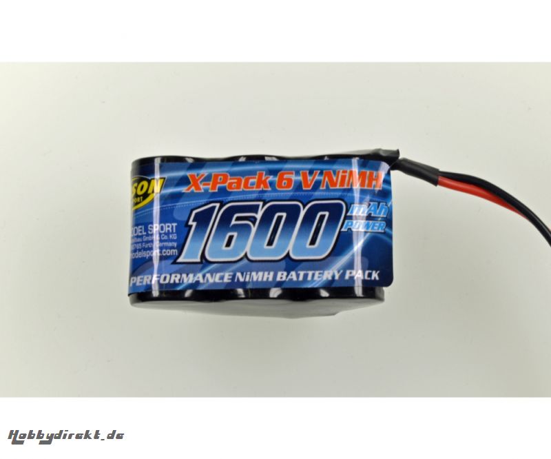 Akkupack Empfänger 6V,1600mAh,NiMH/Hump Carson 608159 500608159