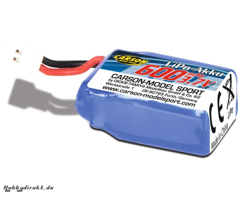 Ersatzakku Lipo 3,7 600MAH Space Taxi Carson 608167 500608167