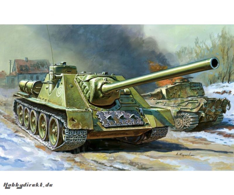 1:100 Self-propelled Gun SU-100 Carson 786211 500786211