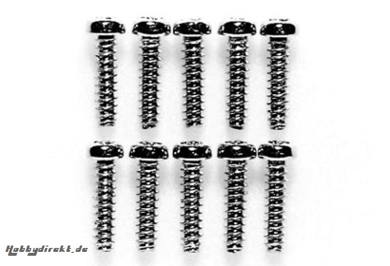 2x8mm Diff.-Schneidschrauben  (10) Tamiya 300050573