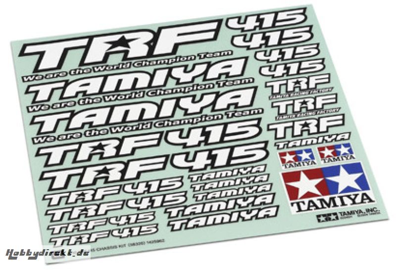 TRF 415 STICKER Tamiya 51036