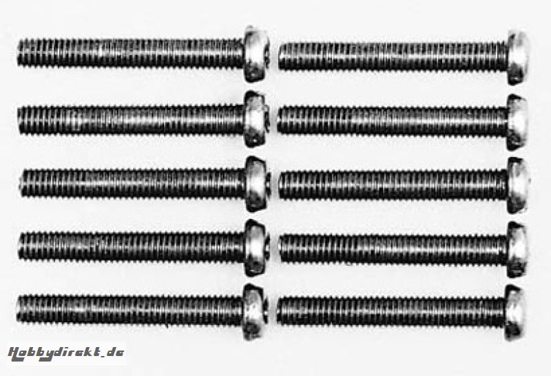 TITANIUM RUNDKOPFSCHR.  3X2 Tamiya 53014