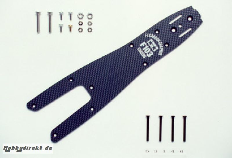 CHASSIS (KOHLEFASER) F103 Tamiya 53146