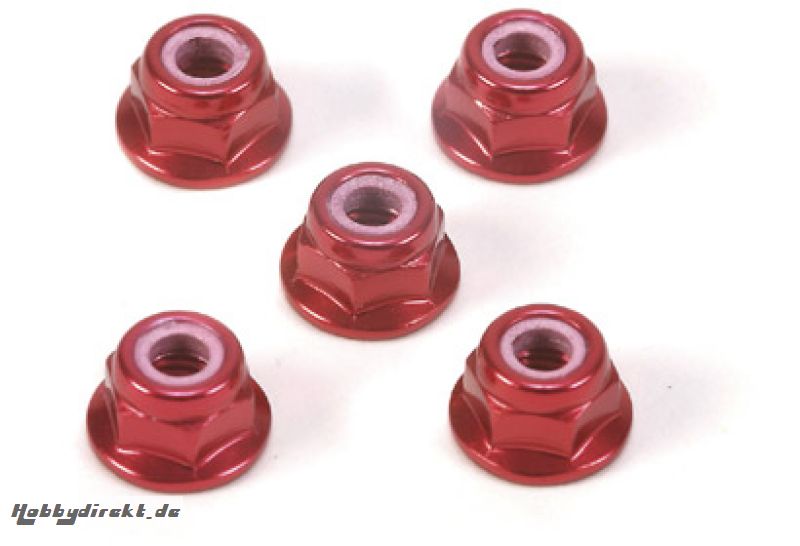 SICHERUNGSMUTTERN ROT 4MM ( Tamiya 53160