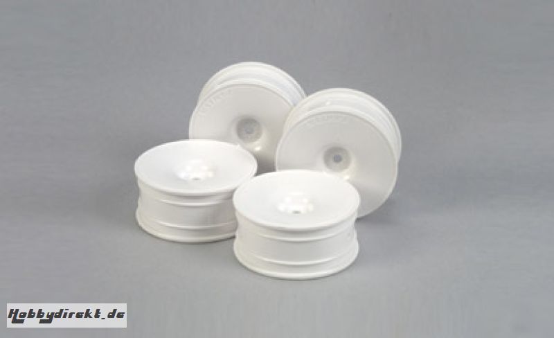 1:10 Dish-Felgen 24mm weiss (4) Offset+2 Tamiya 300053473