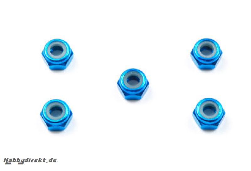 Aluminum Lock Nut 4mm Tamiya 54080