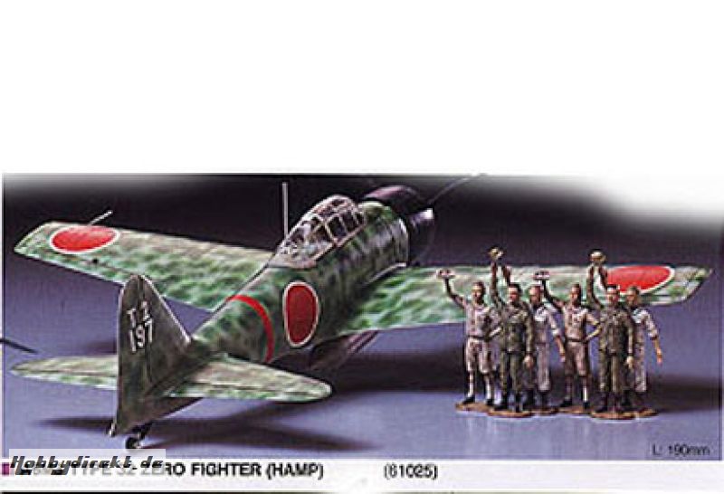 1:48 Mitsu. A6M3 Zero Fighter T32 Hamp Tamiya 300061025