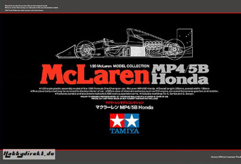 McLaren Honda MP4/5B 1:20 Tamiya 89720