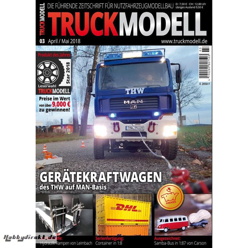 TM - Truckmodell 03/2018 Graupner TM 03/18 ThunderTiger M 03/18