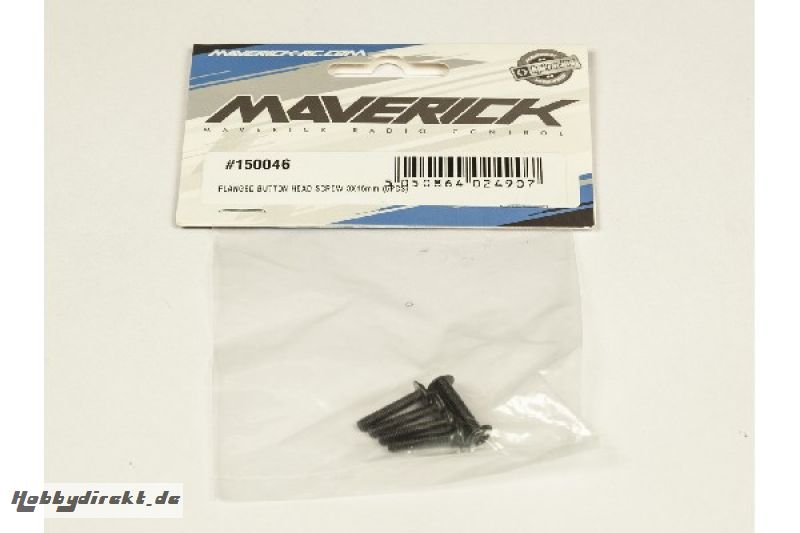 FLANGED BUTTON HEAD SCREW 3X16mm (6PCS) MAVERICK 150046