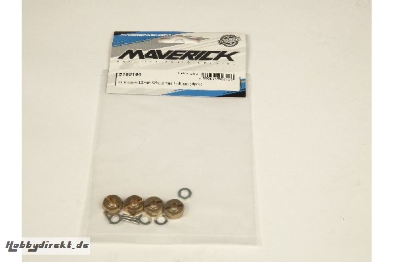 Aluminum 12mm Wheel Hex Hub Set (4pcs) MAVERICK 150184