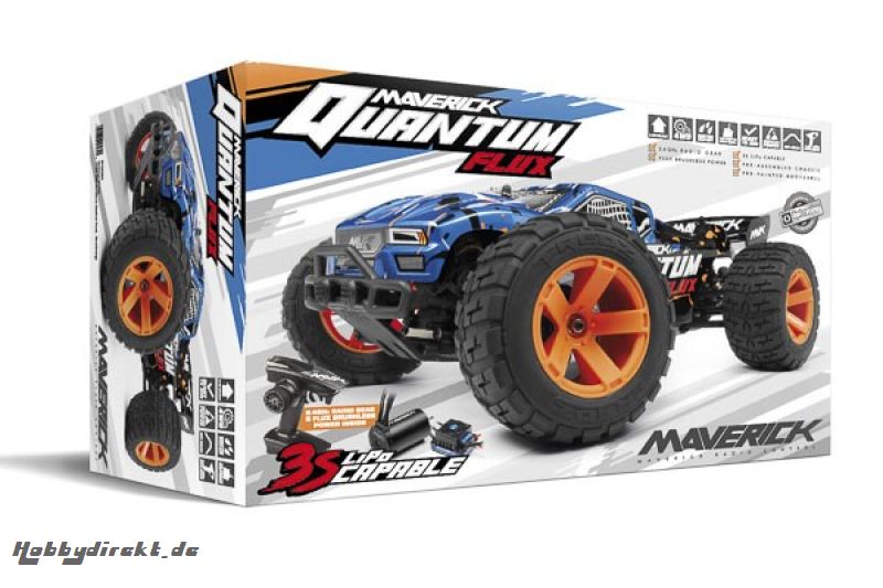 Quantum XT Flux 80A 1/10 4WD Truck - Blue MAVERICK 150207