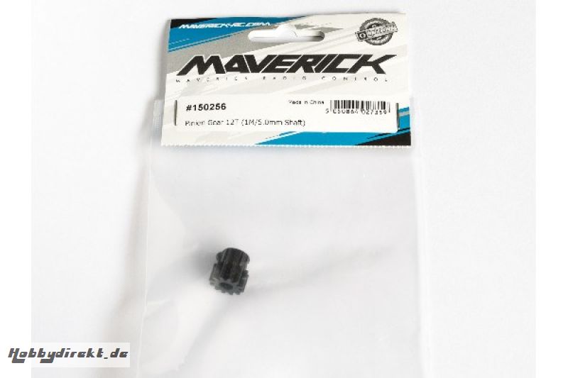 Pinion Gear 12T (1M/5.0mm Shaft) MAVERICK 150256