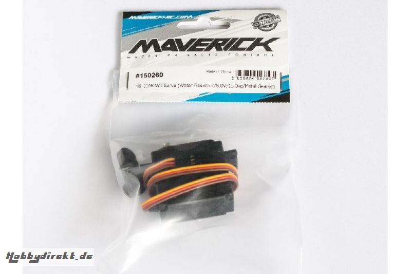 MS-15MGWR Servo (W.Resistant/6.0V/15.0kg/M.Gear) MAVERICK 150260