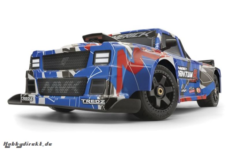 QuantumR Flux 4S 1/8 4WD Race Truck - Blue/Red MAVERICK 150312