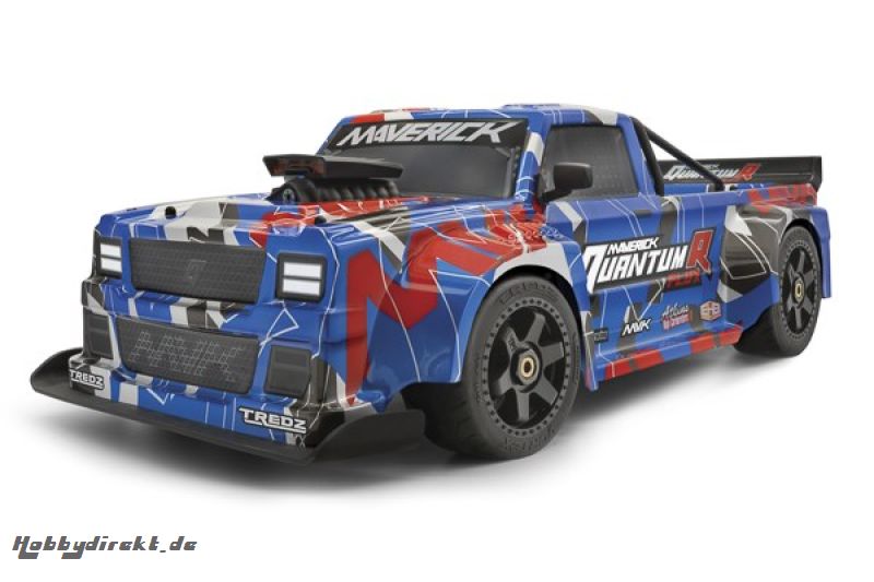 QuantumR Flux 4S 1/8 4WD Race Truck - Blue/Red MAVERICK 150312