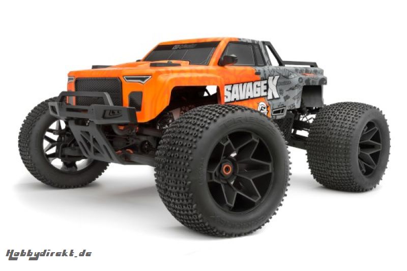 GT-6 Sportcab Painted Truck Body (Orange/Grey) HPI 160105