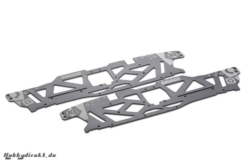 TVP Chassis Set (Savage XL Flux V2/Gunmetal) HPI 160111