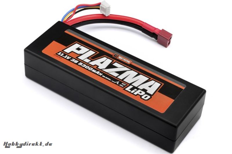 Plazma 11.1V 5300mAh 40C LiPo Battery Pack 58.83Wh HPI 160163