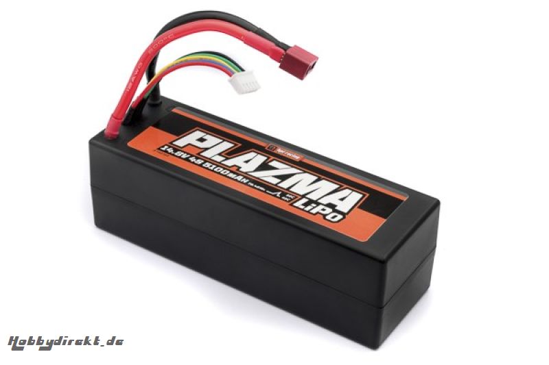 Plazma 14.8V 5100mAh 40C LiPo Battery Pack 75.48Wh HPI 160164