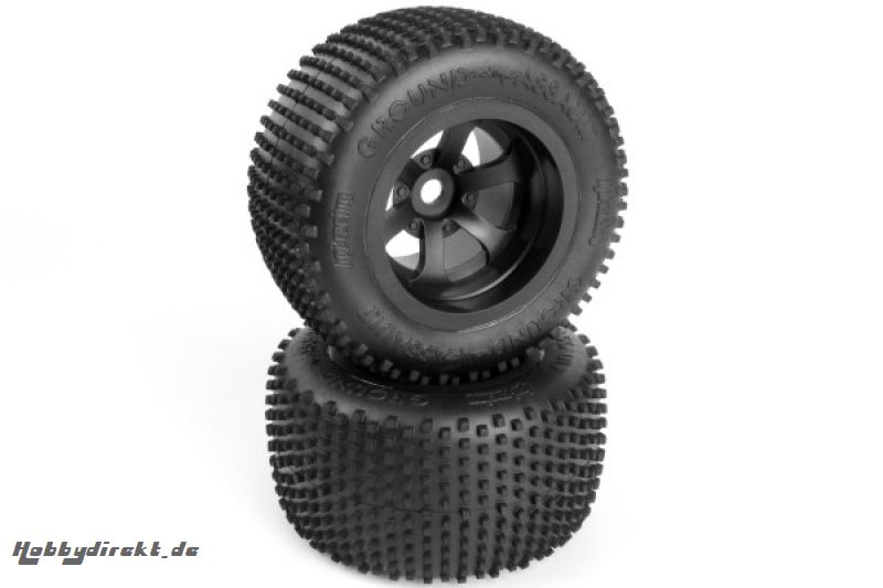 Ground Assault Tire on Scorch Rim Wheel Set HPI 160170