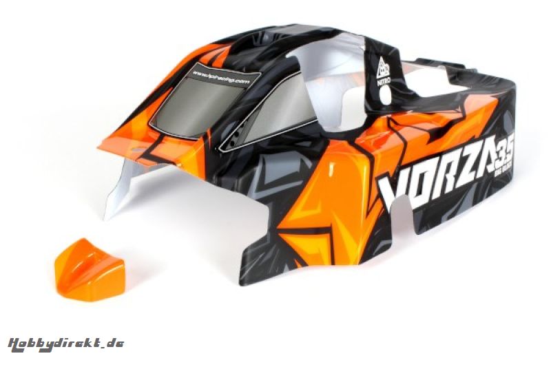 Vorza VB-2 Nitro Buggy Painted Body (Orange) HPI 160414