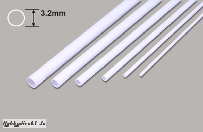 Rundrohre - 3.2 Durchmesser x 375mm Plastruct