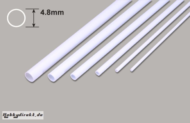 Rundrohre - 4.8 Durchmesser x 375mm Plastruct