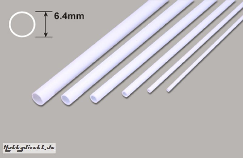 Rundrohre - 6.4 Durchmesser x 375mm Plastruct