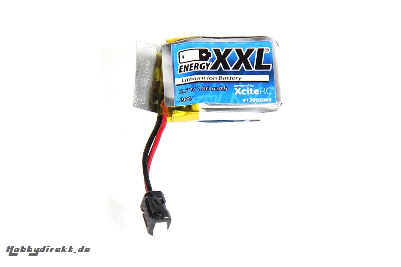 LiPo-Akku 3.7 V / 180 mAh fÃ¼r Flybar 190 Hubschrauber XciteRC 13005005