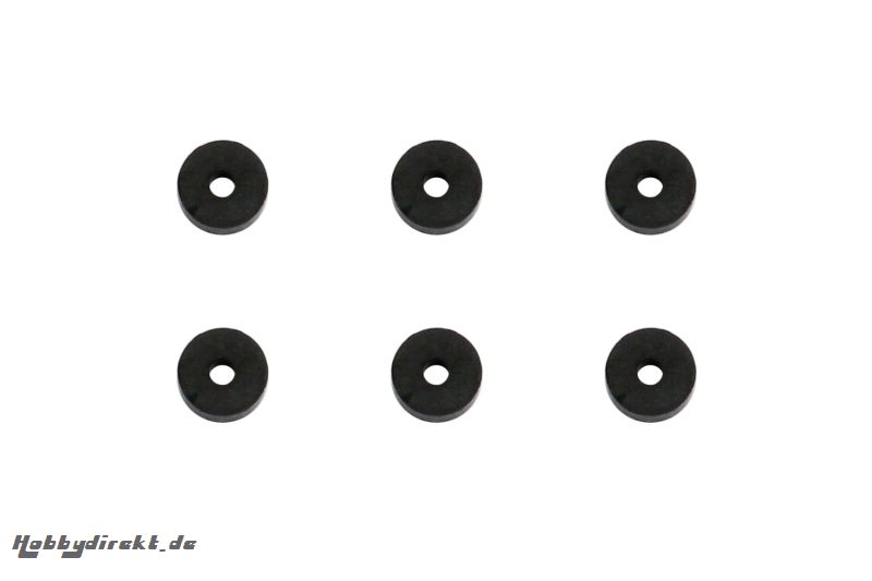 Gummischeiben fÃ¼r Blatthalter (6) fÃ¼r Flybarless 245 3D Hubschrauber XciteRC 14001008