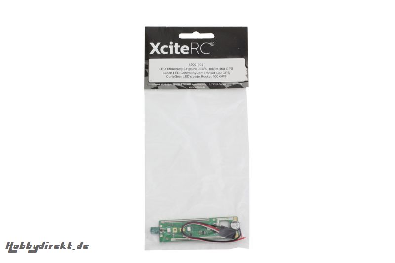 LED-Steuerung fÃ¼r grÃ¼ne LEDs Rocket 400 GPS XciteRC 15001105