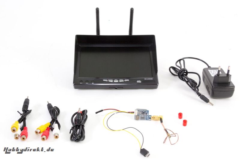 FPV-Set 5.8 GHz Rocket 400 GPS mit 7â€œ-Monitor XciteRC 15001122