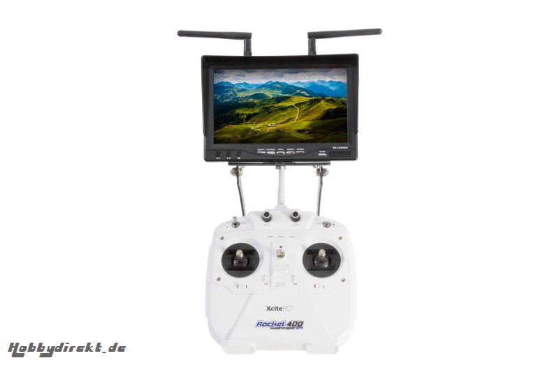 FPV-Set 5.8 GHz Rocket 400 GPS mit 7â€œ-Monitor XciteRC 15001122