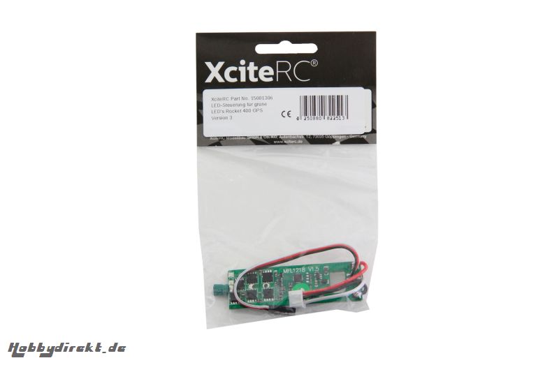 LED-Steuerung fÃ¼r grÃ¼ne LEDs Rocket 400 GPS Version 3 XciteRC 15001306