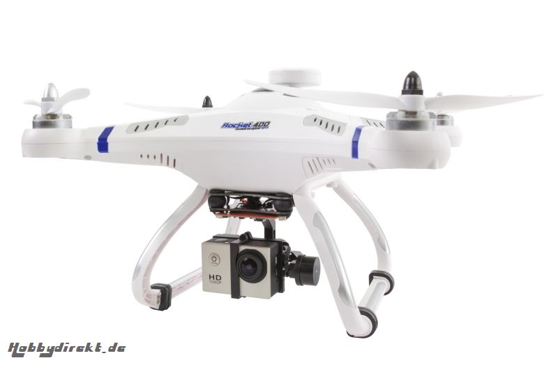 Rocket 400 GPS - RTF Quadrocopter mit Brushless Gimbal und Full HD-Action Kamera Mode 2 XciteRC 15001600