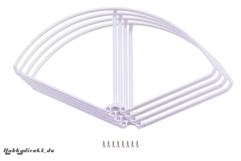 Propellerschutzringe weiÃŸ Rocket 260 3D (4) XciteRC 15002106