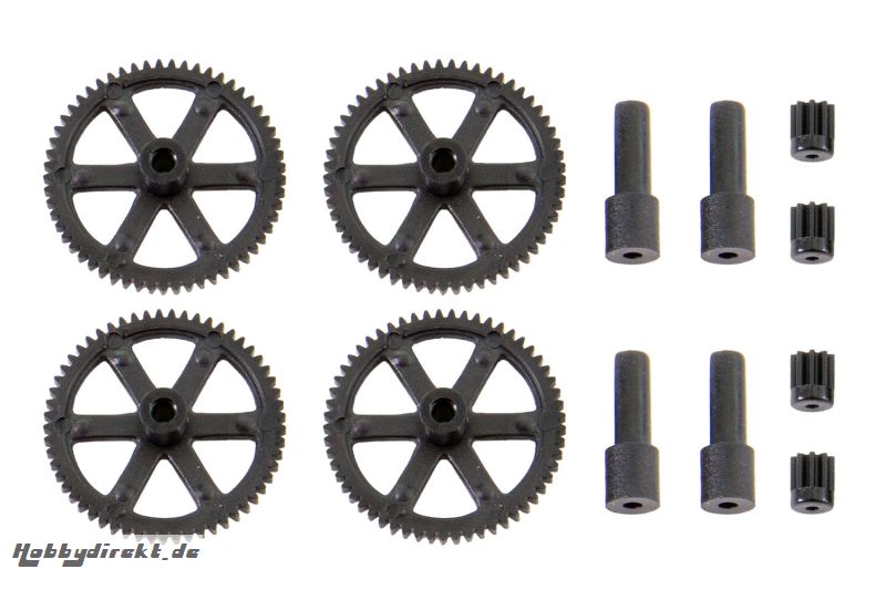 Zahnradset Rocket 260 3D schwarz XciteRC 15002117